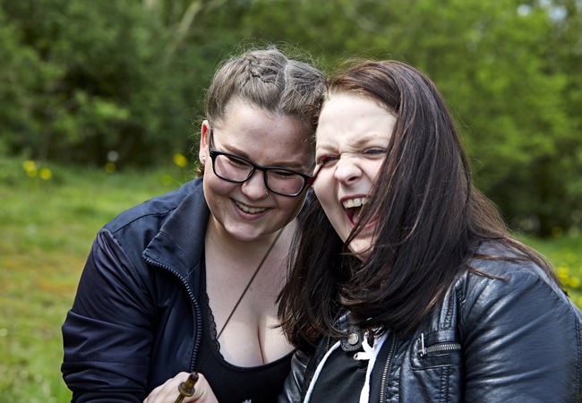 En lille efterskole med tætte relationer.